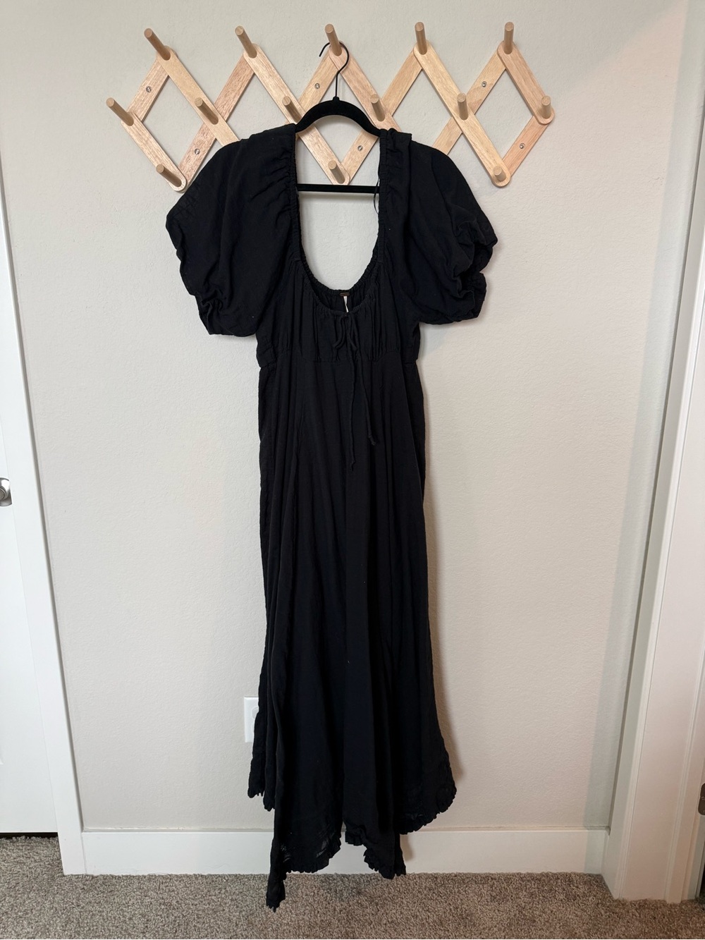 FREE PEOPLE On My Level Maxi Dress - Black